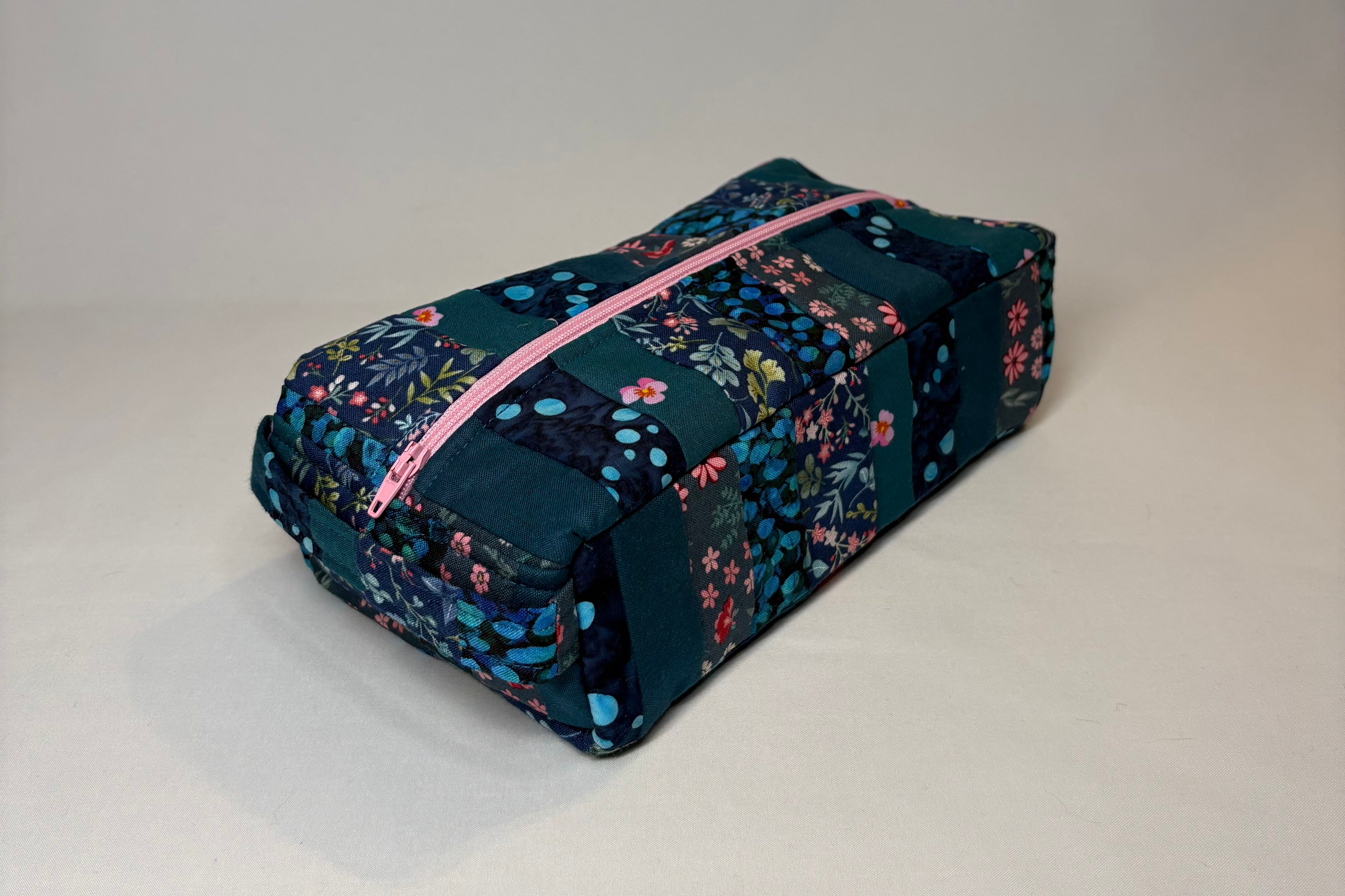 Navy Blush Brush Case