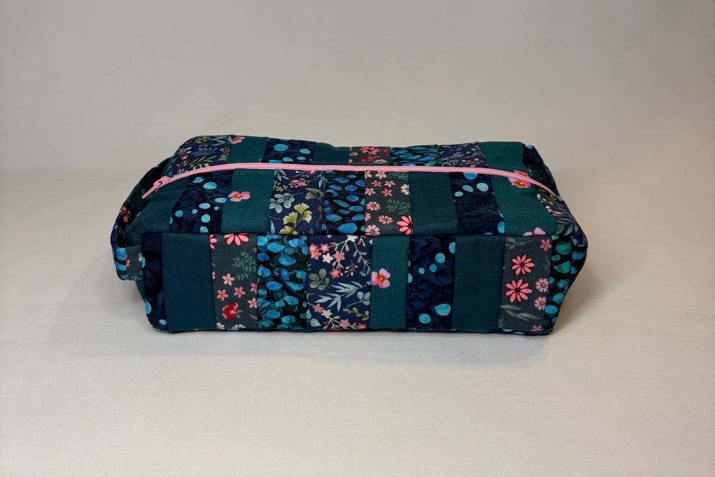 Navy Blush Brush Case