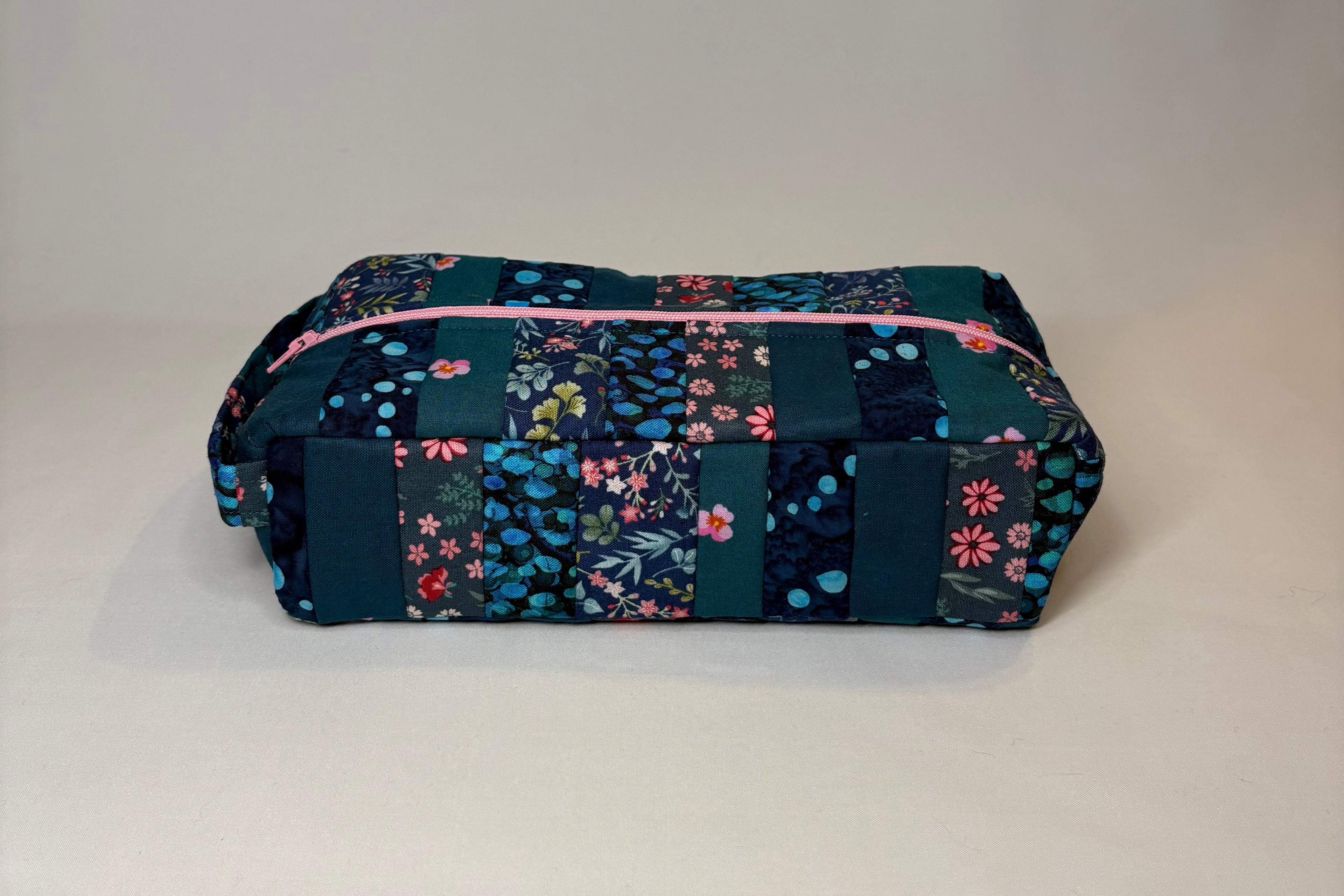 Navy Blush Brush Case