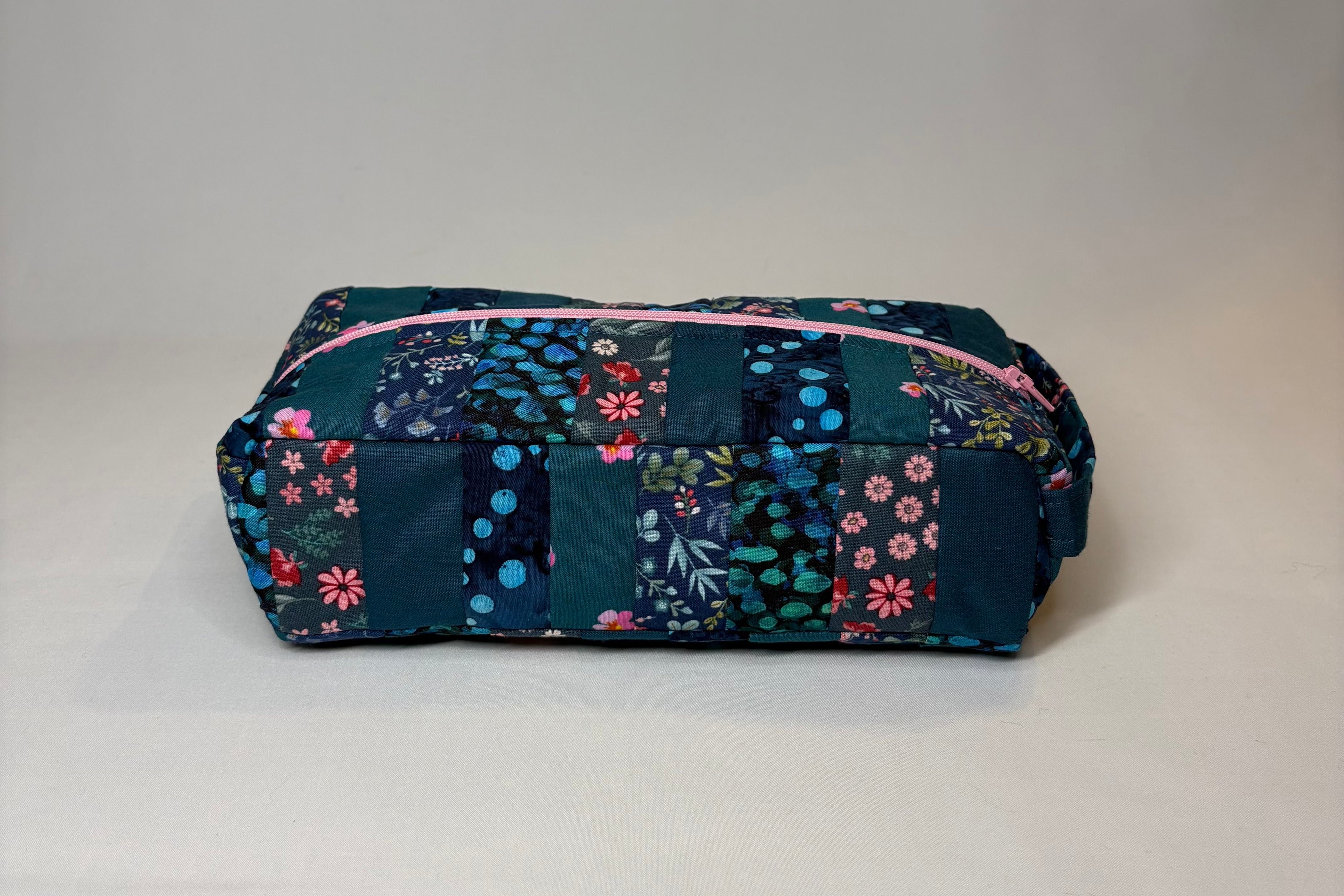 Navy Blush Brush Case