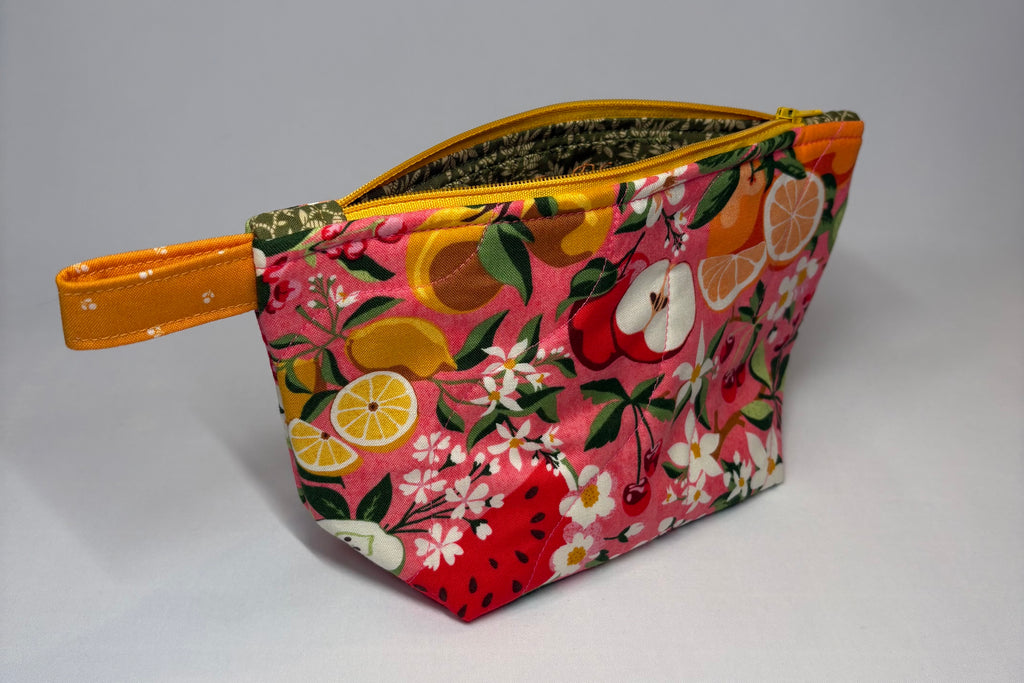 Fruity Quilted Pouch