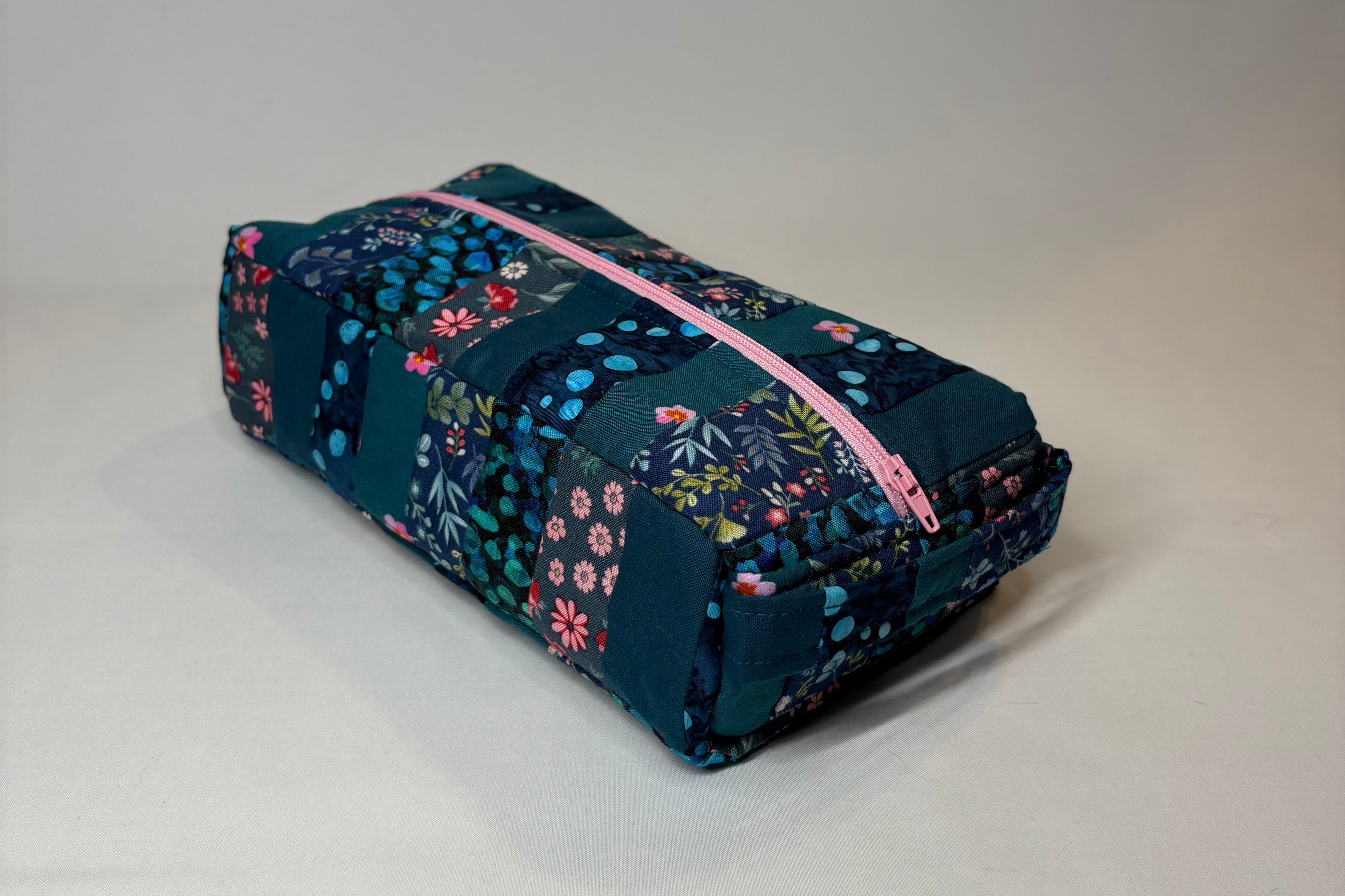 Navy Blush Brush Case