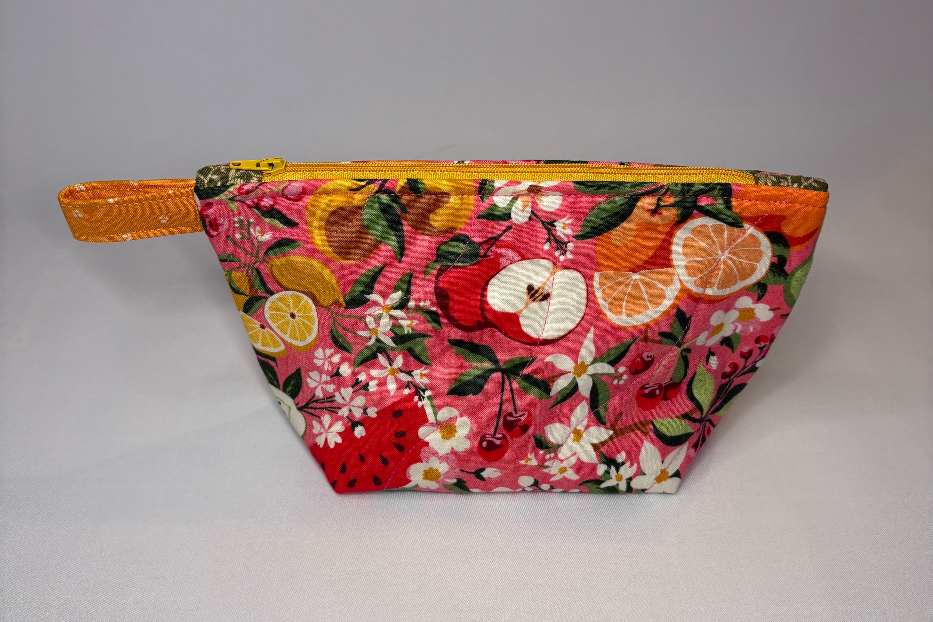 Fruity Quilted Pouch