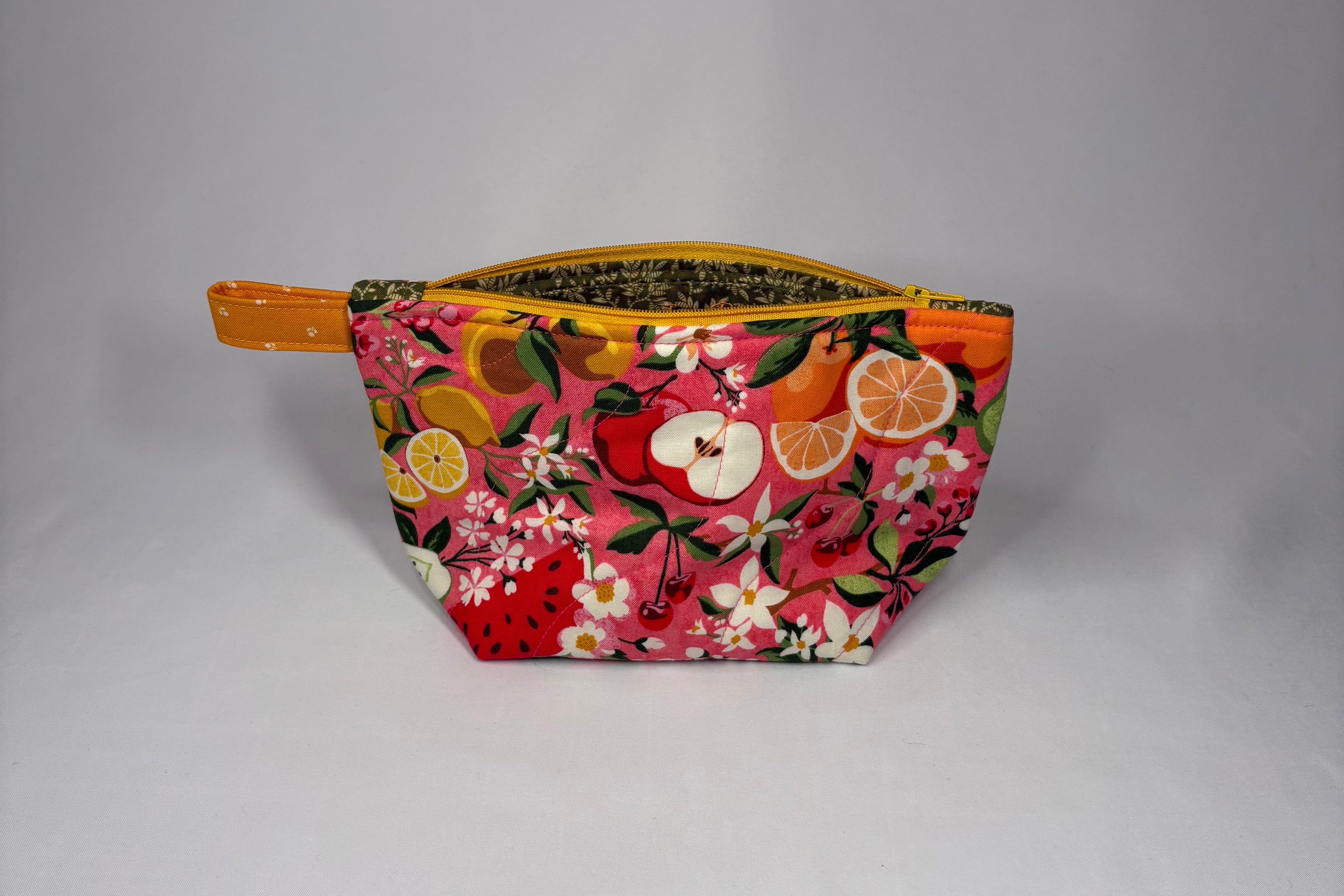 Fruity Quilted Pouch