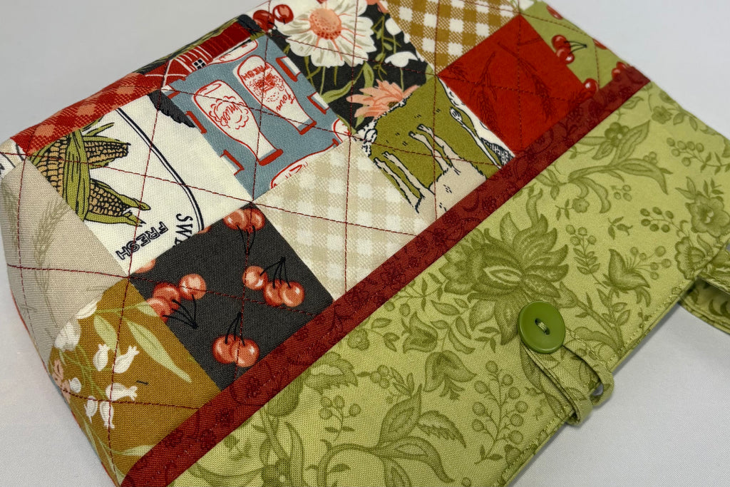 Cherry Farm Quilted Charm Purse