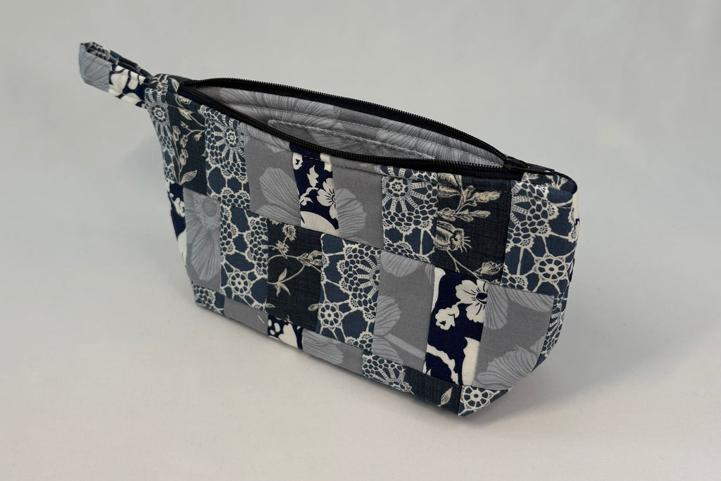 Navy Floral Wallet