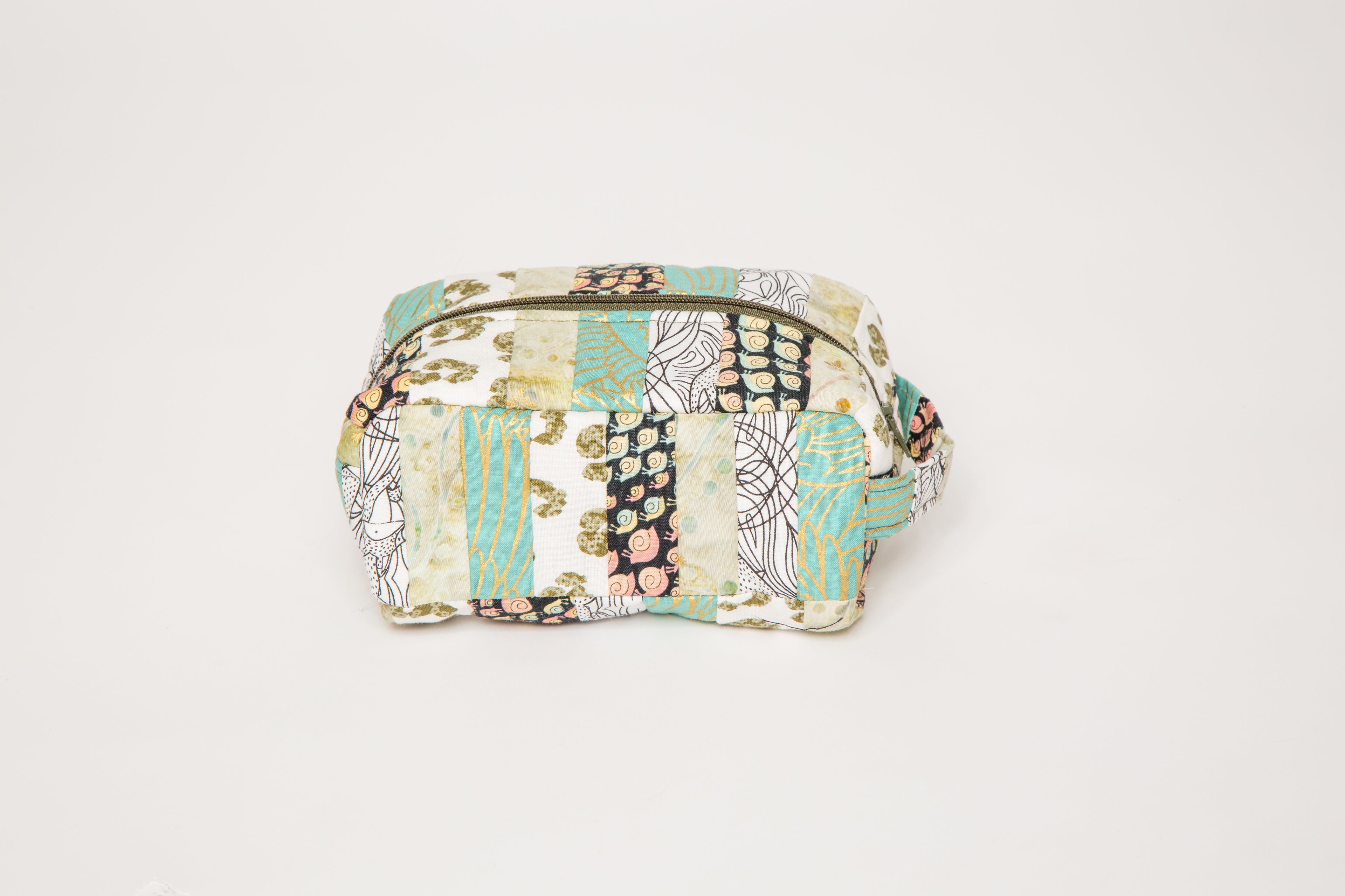 Foxy Snails Tiny Toiletries Bag