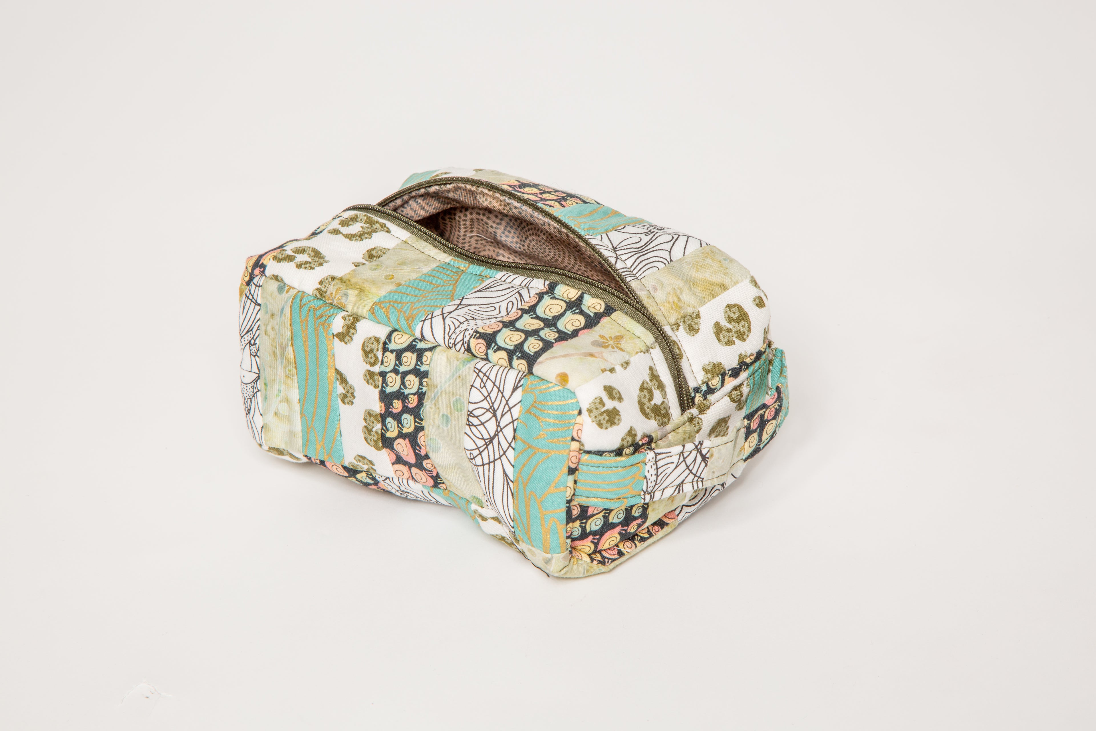 Foxy Snails Tiny Toiletries Bag