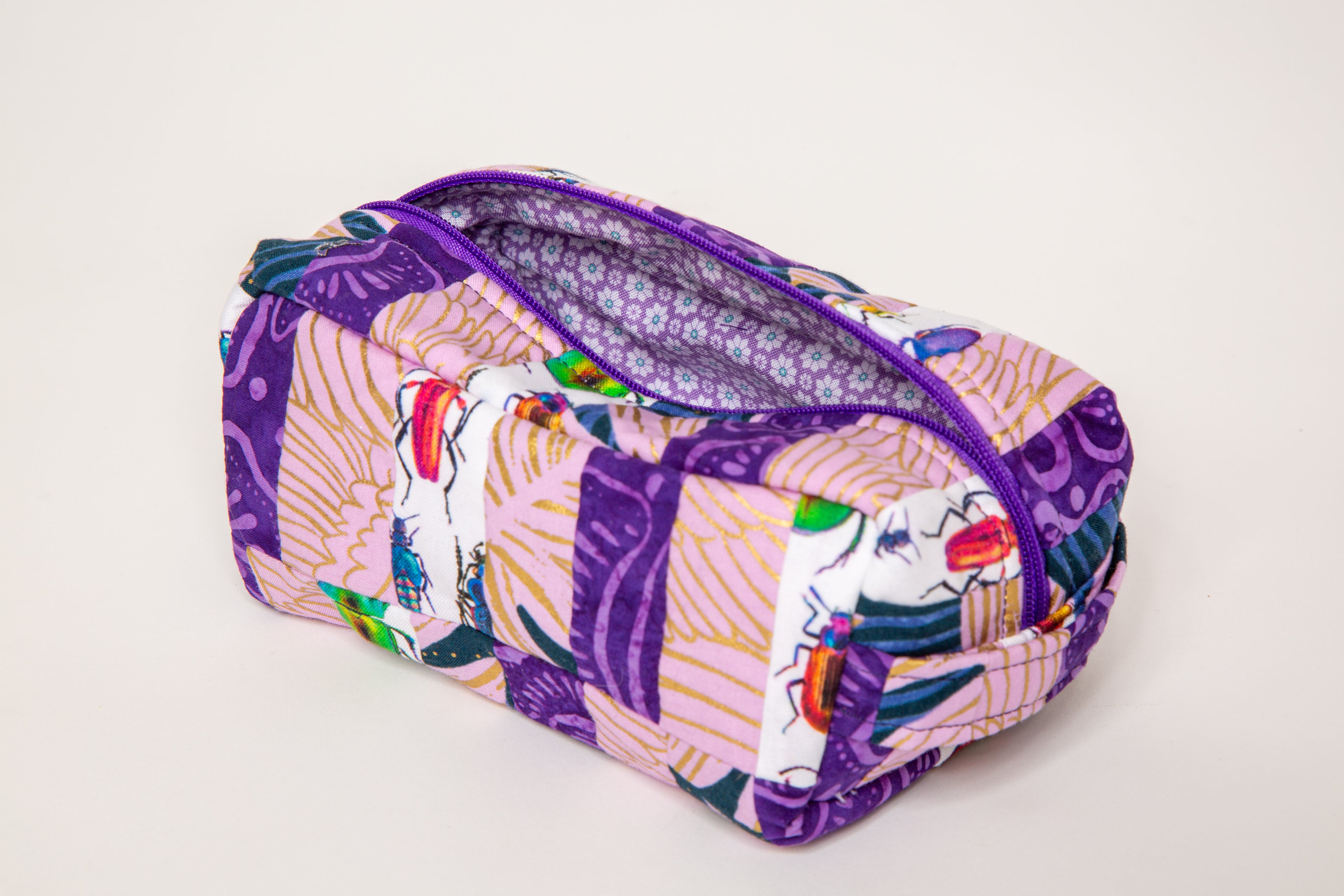 Violet Beetle Tiny Toiletries Bag